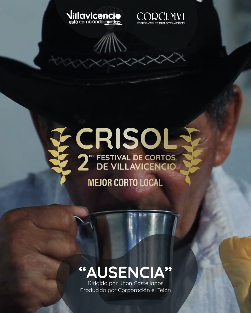 Pieza oficial de premiación — Mejor Corto Local: Ausencia, CRISOL 2022