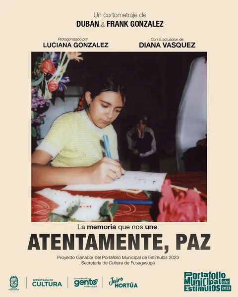 Afiche de Atentamente, paz