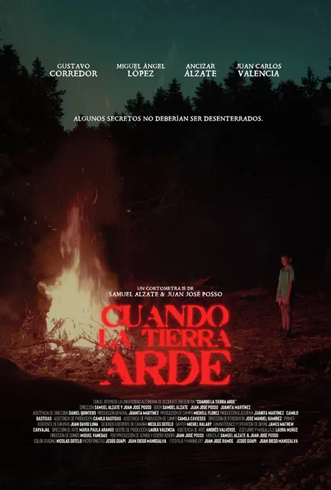 Afiche de Cuando la tierra arde