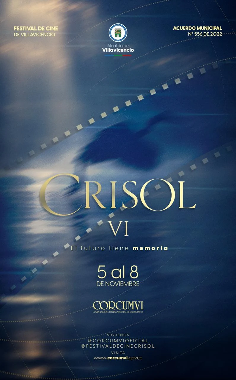 Afiche oficial de CRISOL VI, El futuro tiene memoria